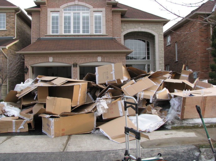 横跨太平洋和北美洲的搬家项目终于完成了