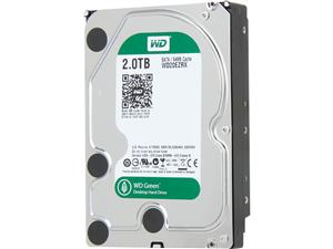 Western Digital WD Green WD20EZRX 2TB 64MB Cache SATA 6.0Gb/s 3.5" Internal Hard Drive Bare Dri