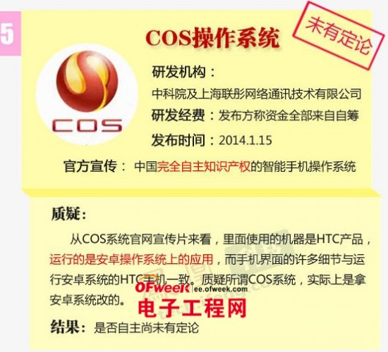 盘点数十年间国产OS与芯片 造假的不止COS一个？